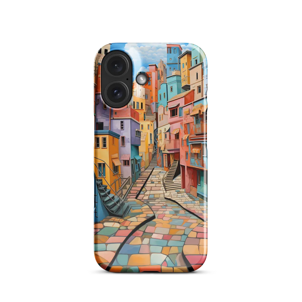 Vibrant Cityscape: A Kaleidoscope of Colors | Phone Case |  16 | Snap Case | Glossy