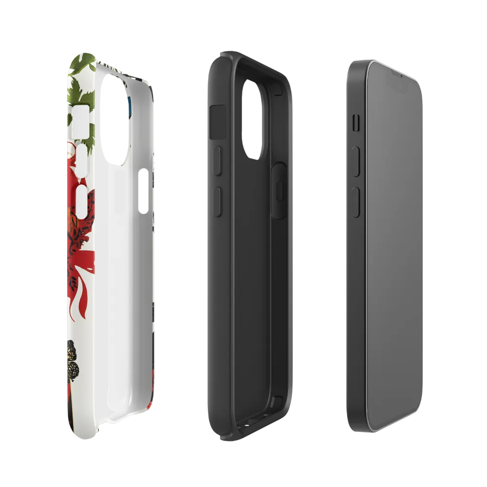 Floral Dreams | Phone Case |  13 mini | Tough Case | Glossy