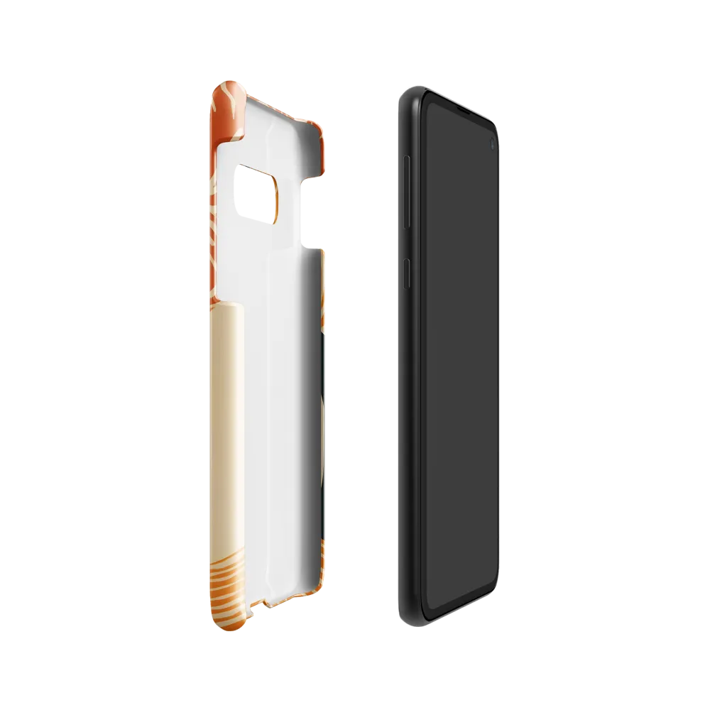 Silent Reflections under Swirling Leaves | Phone Case |  S10e | Snap Case | Glossy