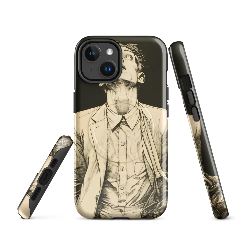 Desperate Gaze | Phone Case |  14 | MagSafe® Tough Case | Glossy