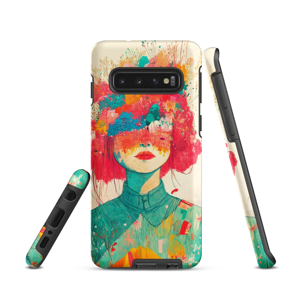 Whimsical Floral Portrait