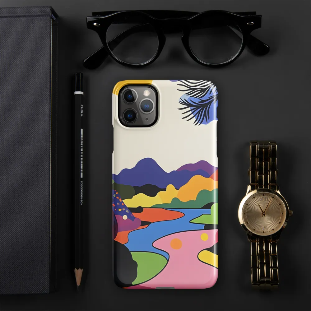 Whimsical Landscape in Color | Phone Case |  11 Pro Max | Snap Case | Glossy