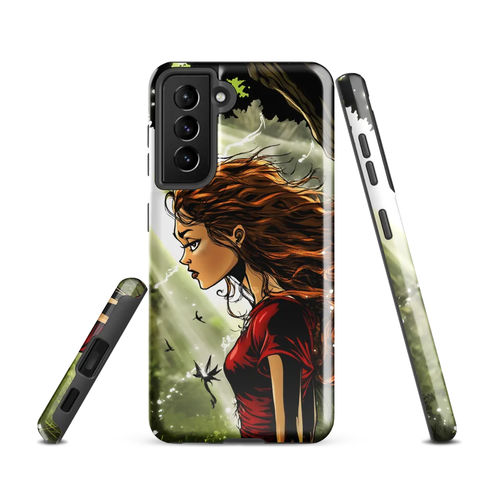Whispers of Enchantment | Phone Case |  S21 | Tough Case | Glossy