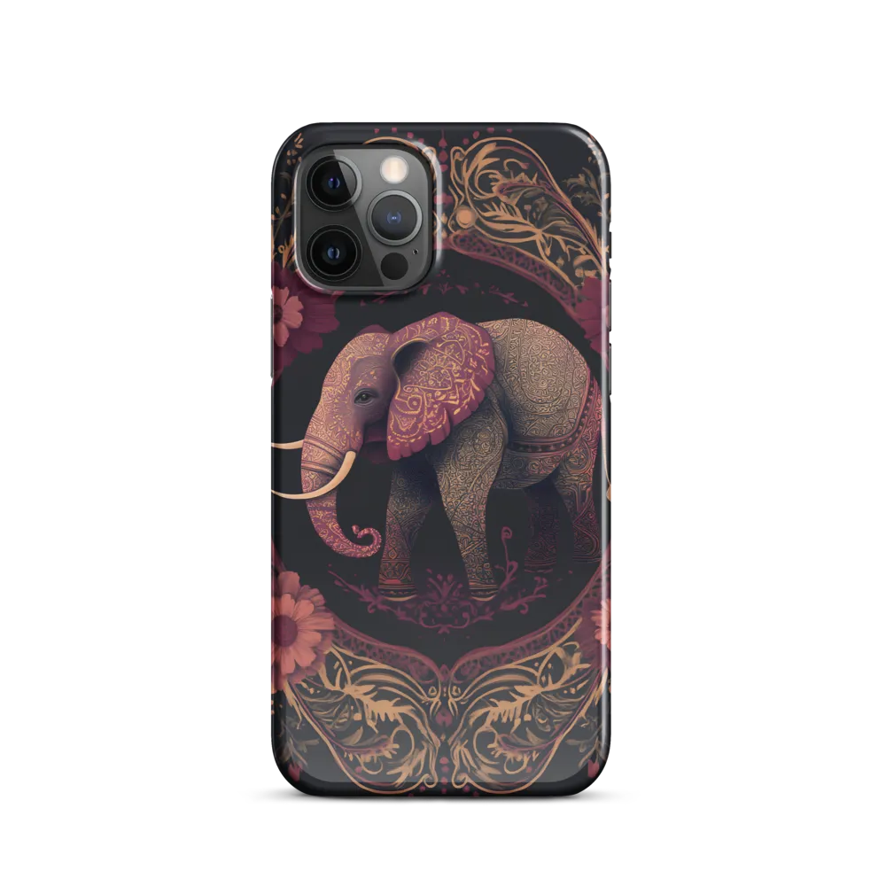 Regal Reverie: The Ornate Elephant | Phone Case |  12 Pro | Snap Case | Glossy