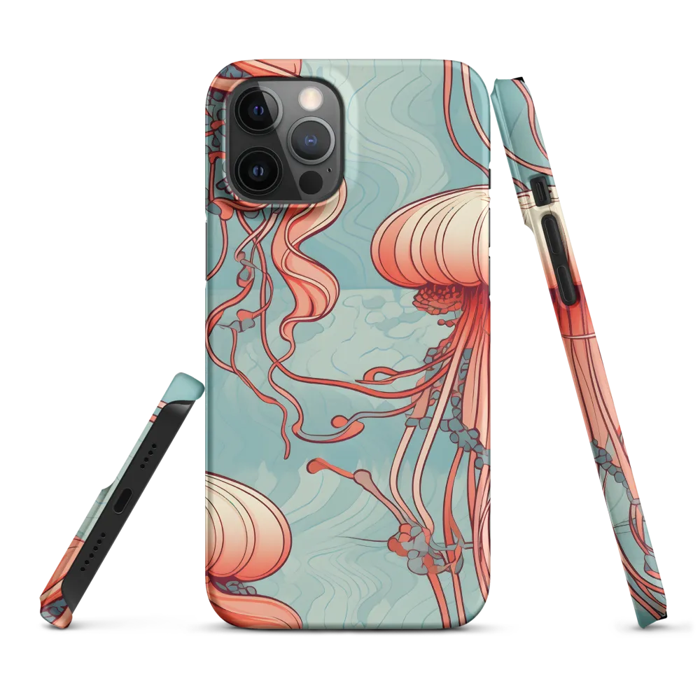 Ethereal Dance of Jellyfish | Phone Case |  12 Pro Max | Snap Case | Matte