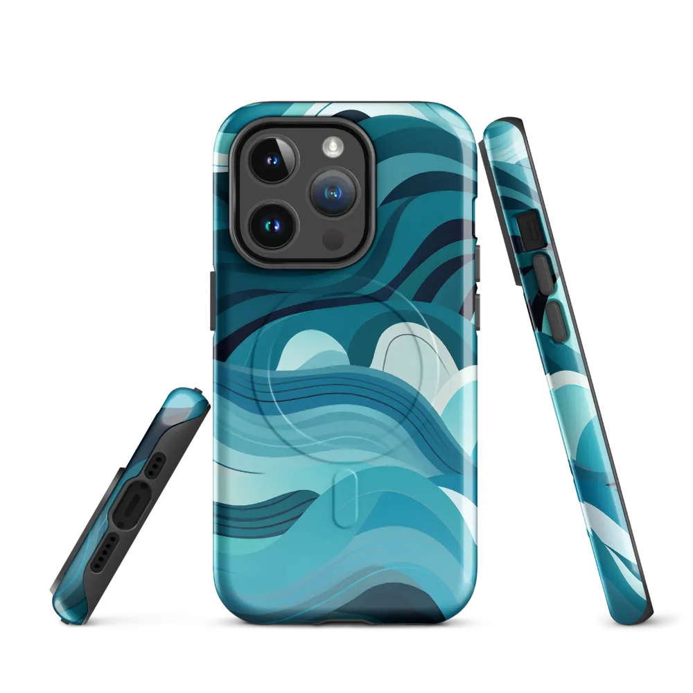 Ebb and Flow | Phone Case |  14 Pro | MagSafe® Tough Case | Glossy