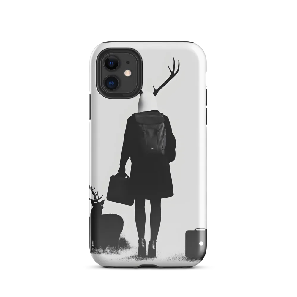 Antlered Reflections | Phone Case |  11 | Tough Case | Glossy
