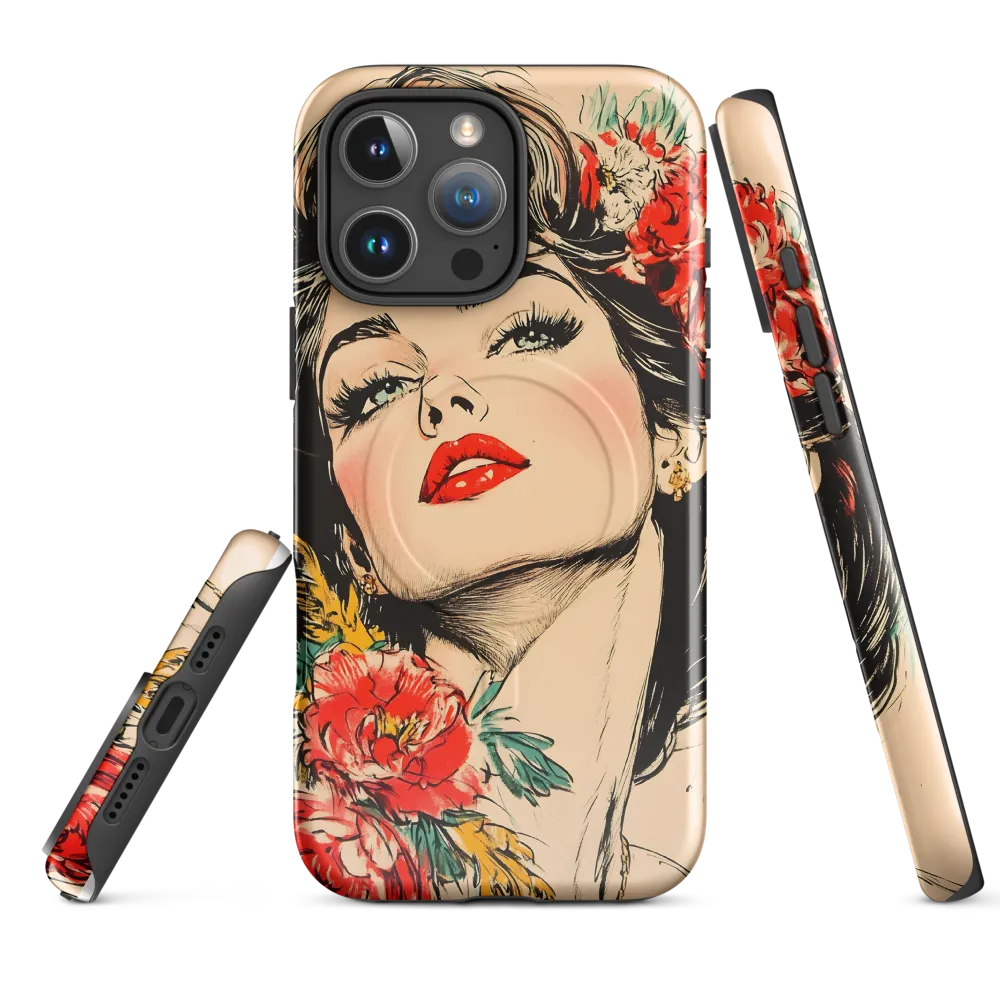 Radiance in Red: A Portrait of Elegance