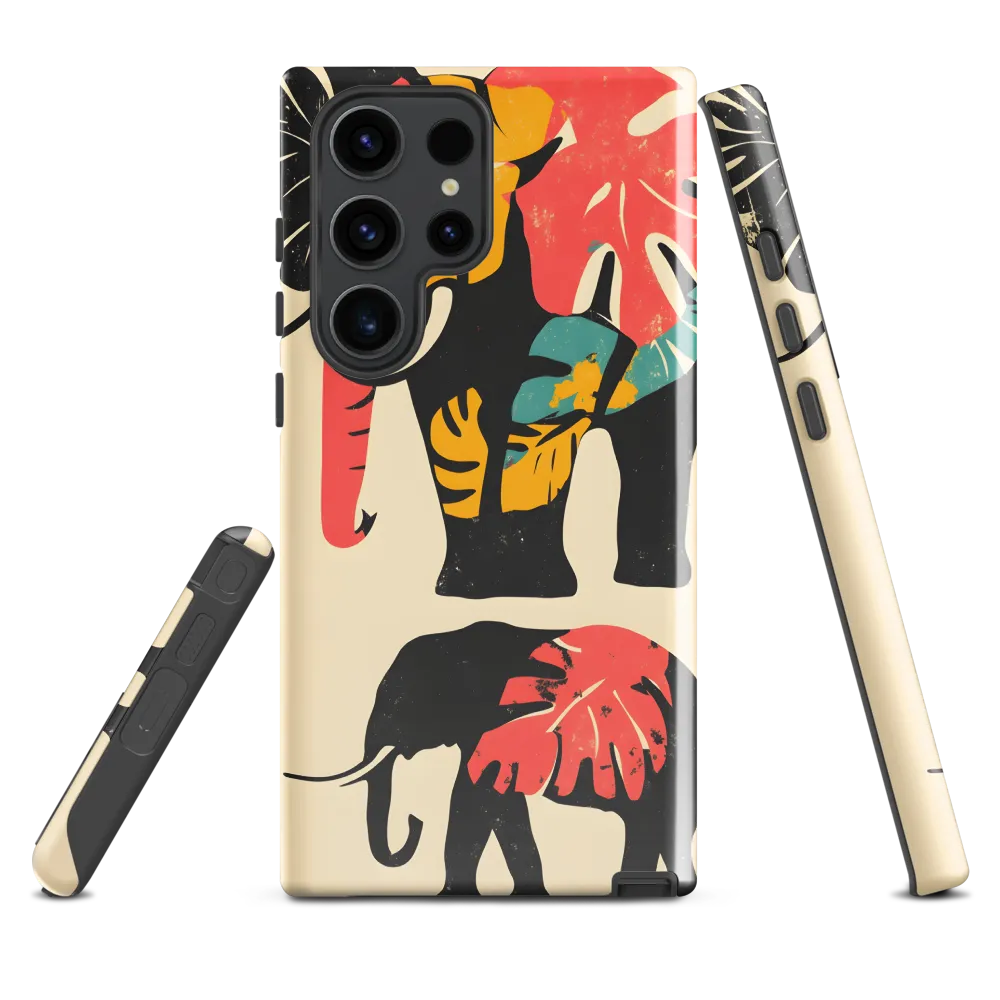 Tropical Elegance: The Elephant's Dance