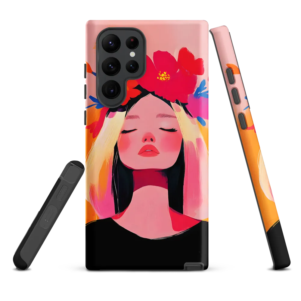 Floral Serenity | Phone Case |  S22 Ultra | Tough Case | Matte