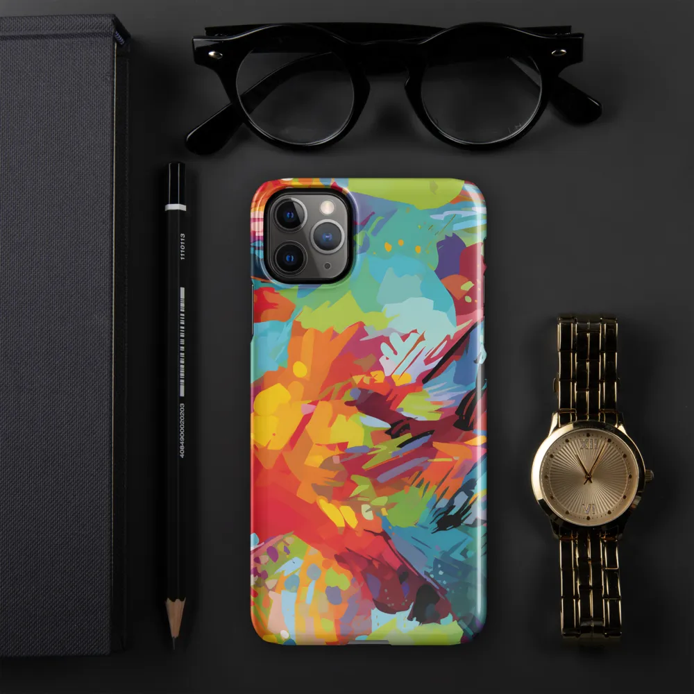 Colorful Lizard: An Abstract Adventure | Phone Case |  11 Pro Max | Snap Case | Glossy