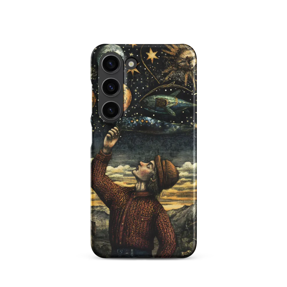 Cosmic Curiosity: A Journey Beyond Earth | Phone Case |  S23 | Snap Case | Matte