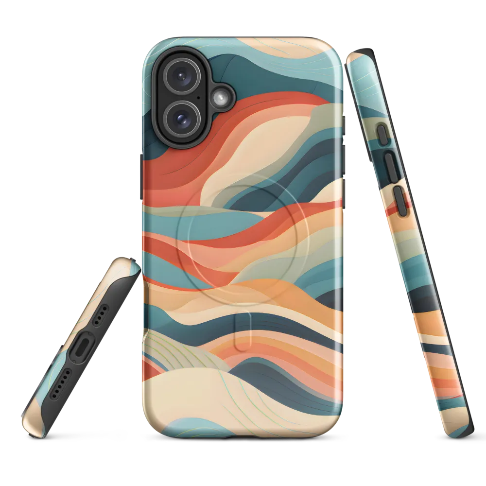 Waves of Tranquility | Phone Case |  16 Plus | MagSafe® Tough Case | Glossy