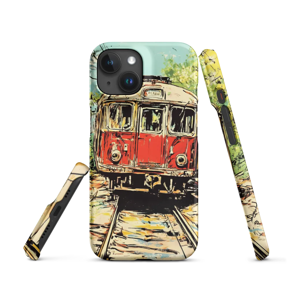 Echoes of Transit: A Train's Journey | Phone Case |  15 | Snap Case | Matte