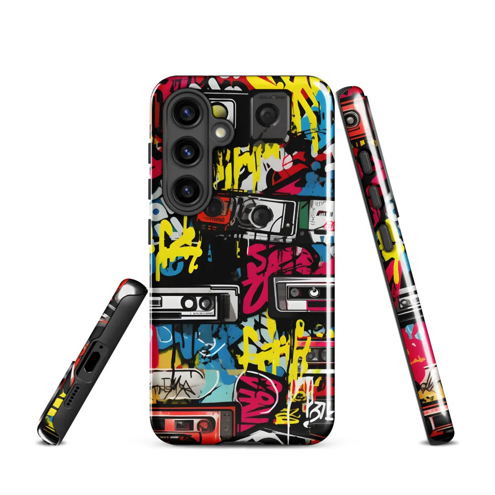Urban Nostalgia: A Retro Cassette Explosion