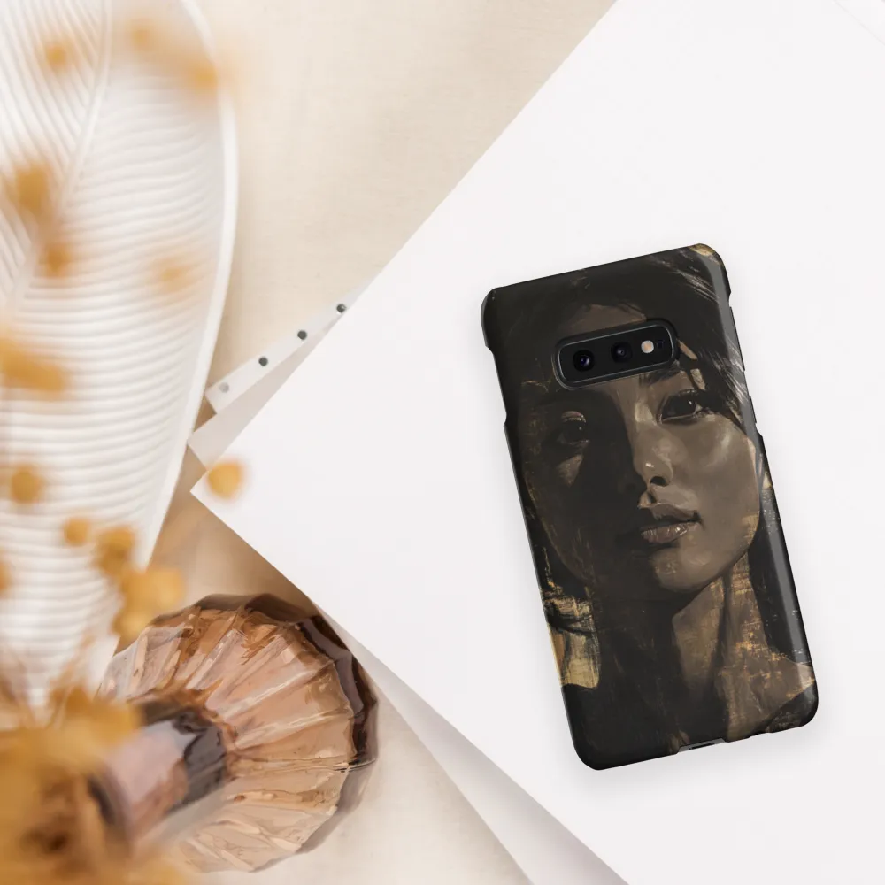 Golden Gaze: A Contemporary Portrait