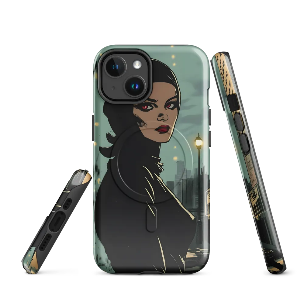 Shadows of Intrigue | Phone Case |  14 | MagSafe® Tough Case | Glossy