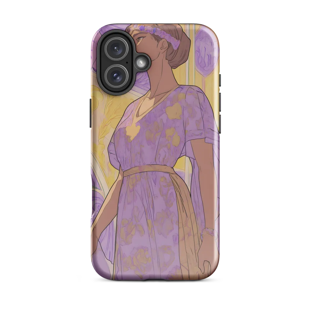 Elegance in Floral Harmony | Phone Case |  16 Plus | Tough Case | Glossy