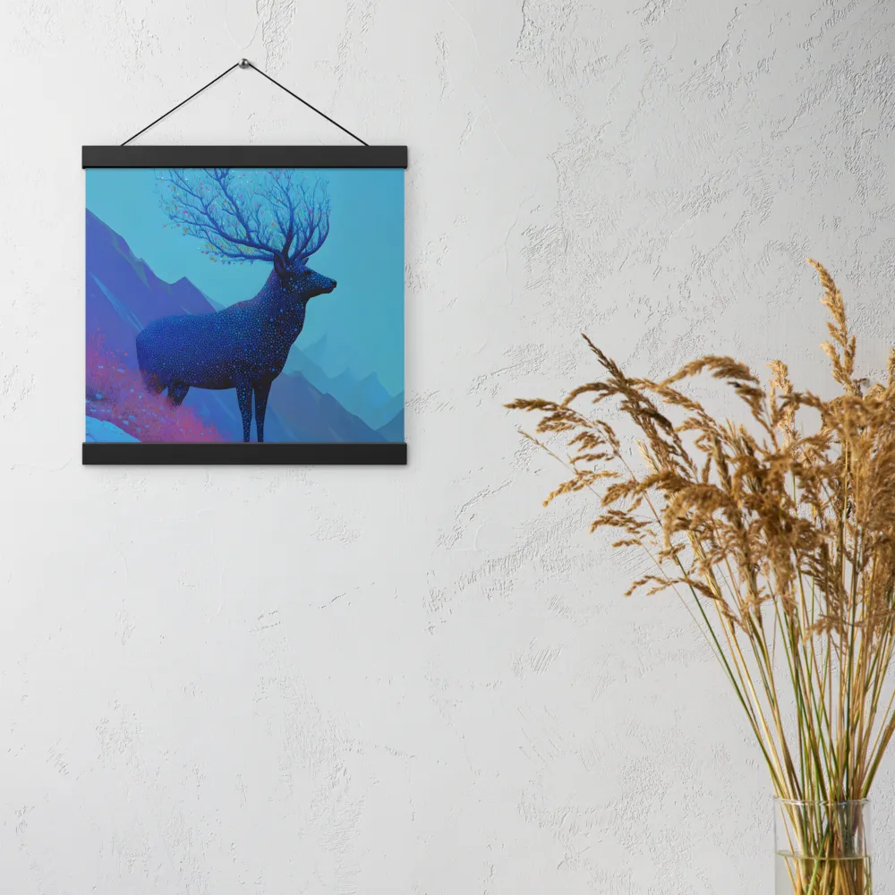 Ethereal Harmony | Poster With Black Wood Hanger | 12″×12″
