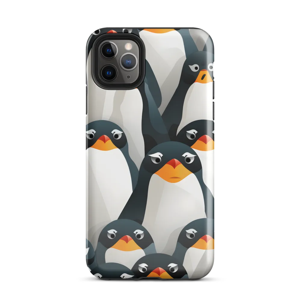 Playful Penguins: A Whimsical Collection | Phone Case |  11 Pro Max | Tough Case | Glossy