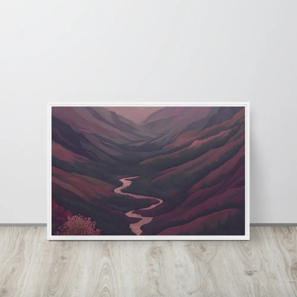 Whispers of Twilight | Canvas with White Frame | 20″×30″