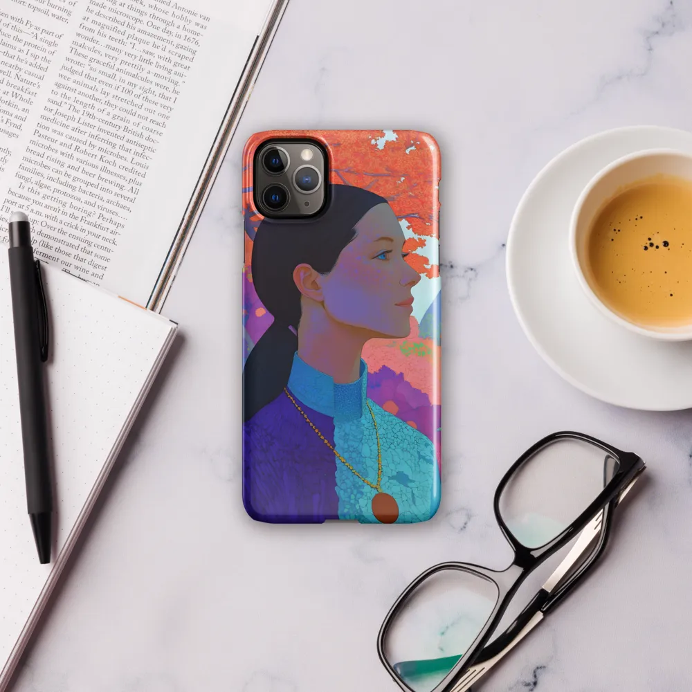 Harmony in Color: A Portrait of Serenity | Phone Case |  11 Pro Max | Snap Case | Glossy