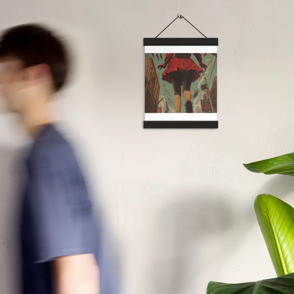 Flight of the Urban Dreamer | Poster With Black Wood Hanger | 8″×10″