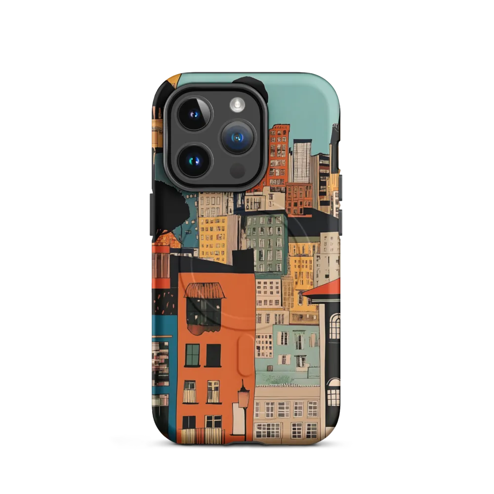 Urban Fusion: A Colorful Cityscape