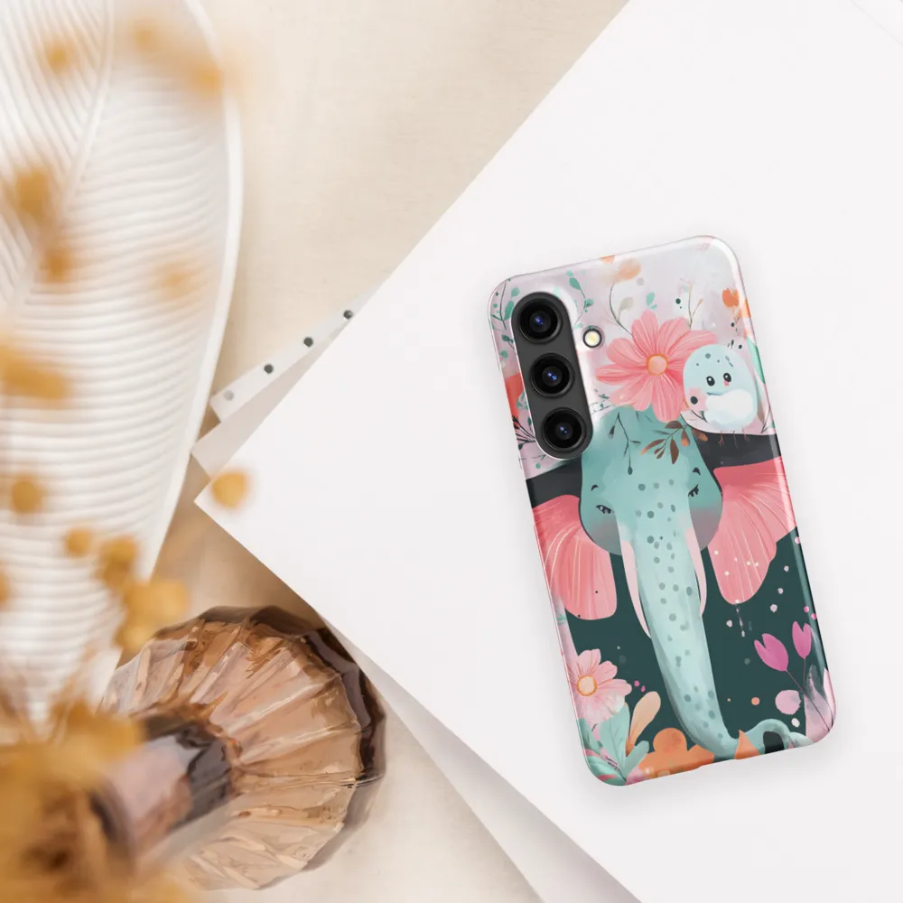 Whimsical Elephant in Bloom