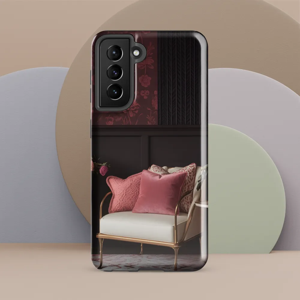 Elegance in Contrast: A Modern Interior Design | Phone Case |  S21 FE | Tough Case | Glossy