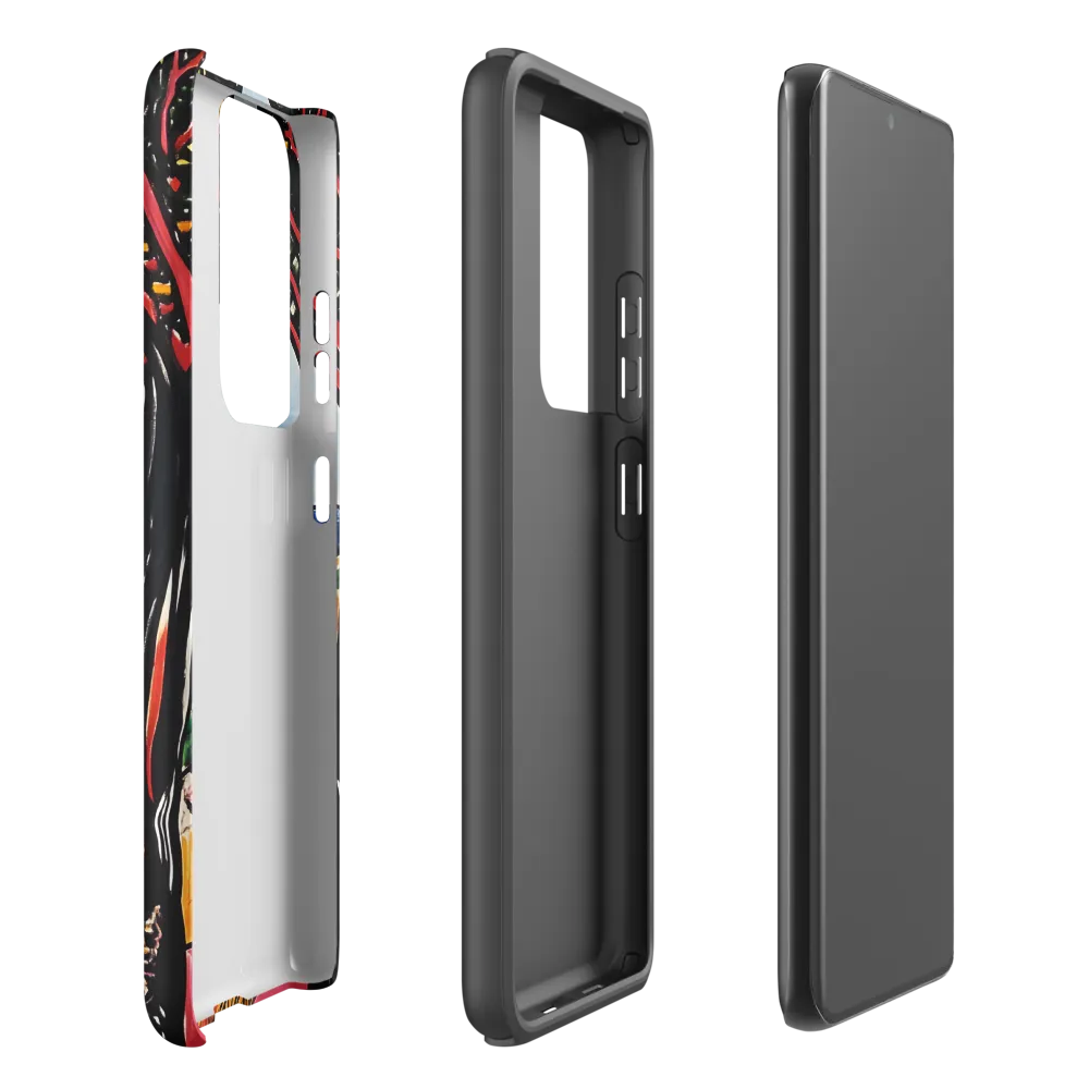 Vibrant Nature's Embrace | Phone Case |  S21 Ultra | Tough Case | Matte