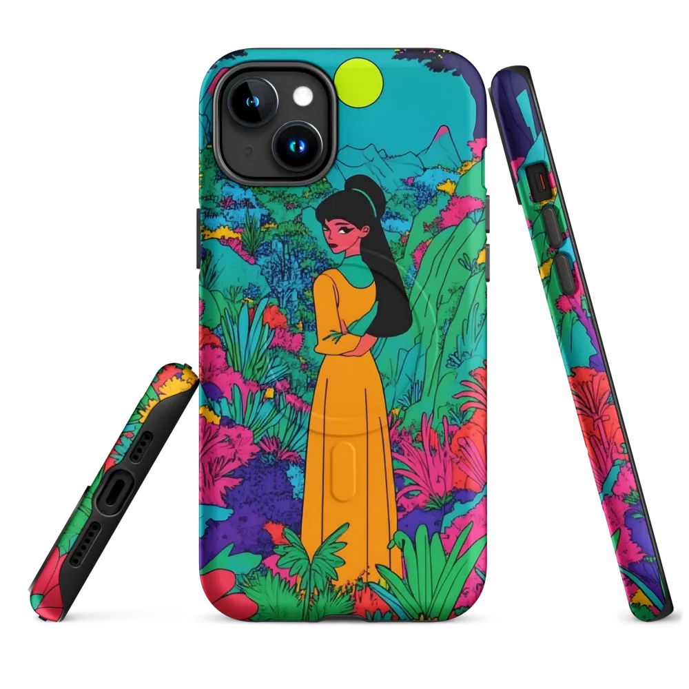Ethereal Serenity in a Psychedelic Landscape