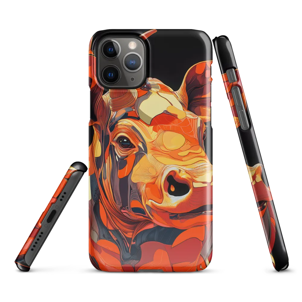 Modern Serenade: The Vibrant Cow
