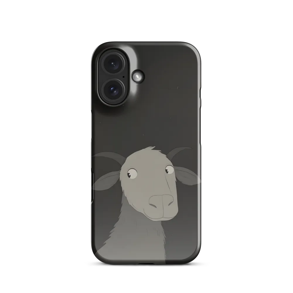 Whimsical Goat in Darkness | Phone Case |  16 | Snap Case | Glossy