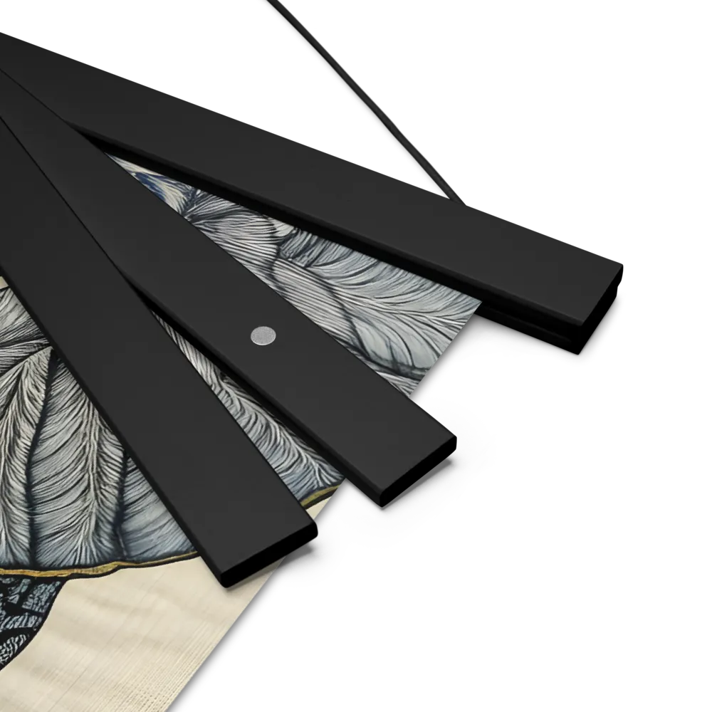 Majesty of the Elephant | Poster With Black Wood Hanger | 14″×14″