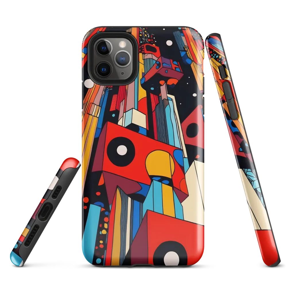 Urban Symmetry: A Dance of Geometry | Phone Case |  11 Pro Max | Tough Case | Glossy