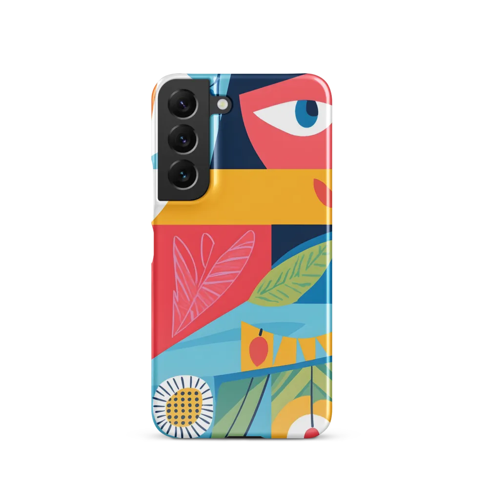 Vibrant Geometric Visage