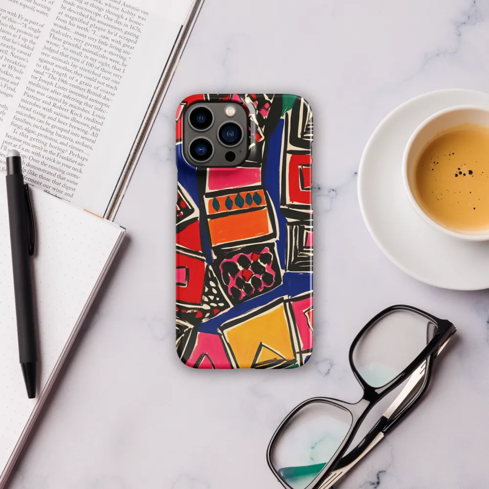 Dynamic Geometric Harmony | Phone Case |  13 Pro Max | Snap Case | Glossy