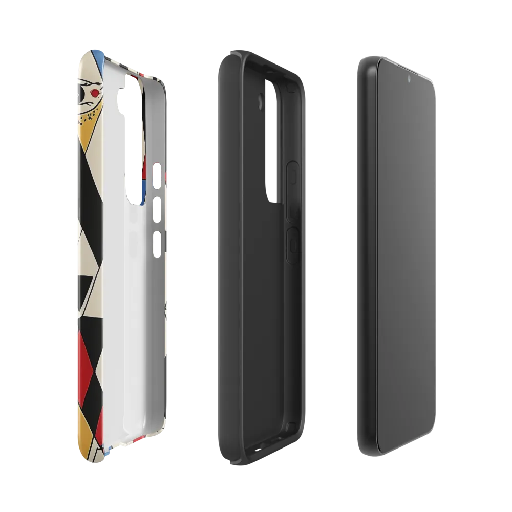 Dynamic Geometric Symphony | Phone Case |  S22 | Tough Case | Glossy