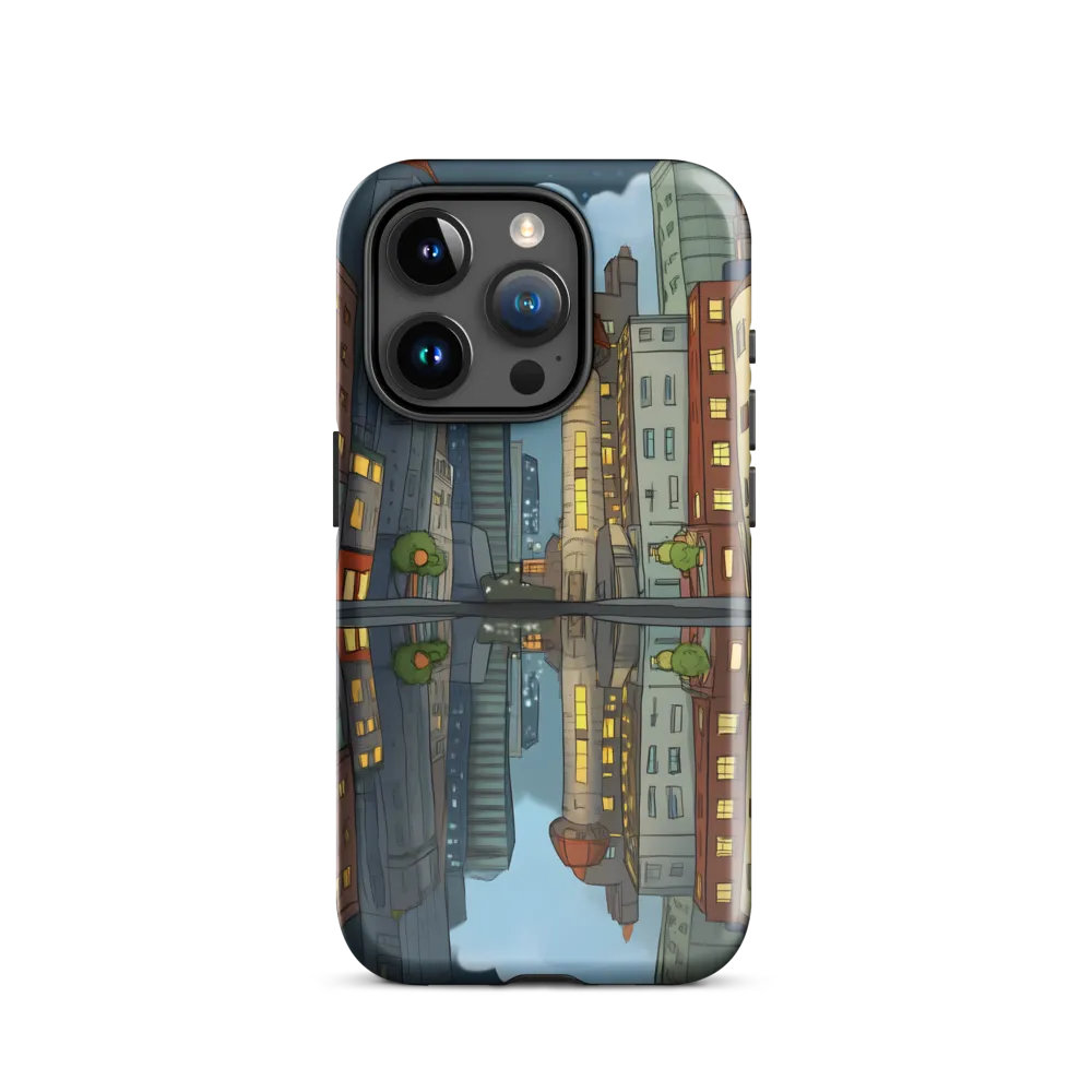 Reflections of a Serene City | Phone Case |  15 Pro | Tough Case | Glossy