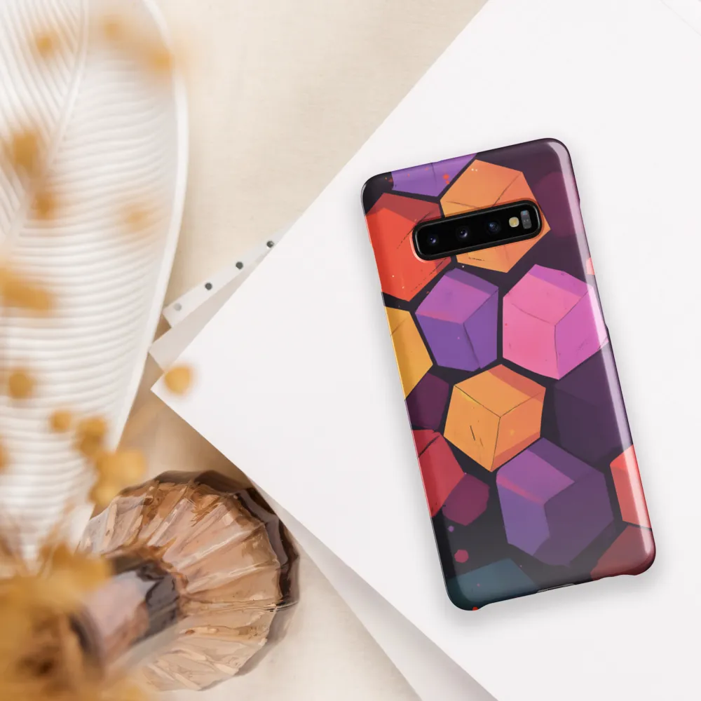 Dynamic Geometric Harmony | Phone Case |  S10 Plus | Snap Case | Glossy