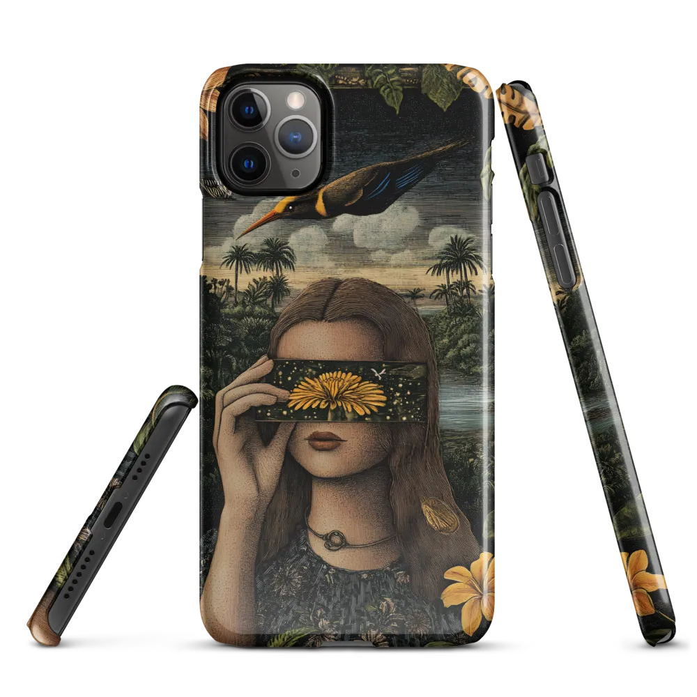 Veil of Nature: A Surreal Embrace | Phone Case |  11 Pro Max | Snap Case | Glossy