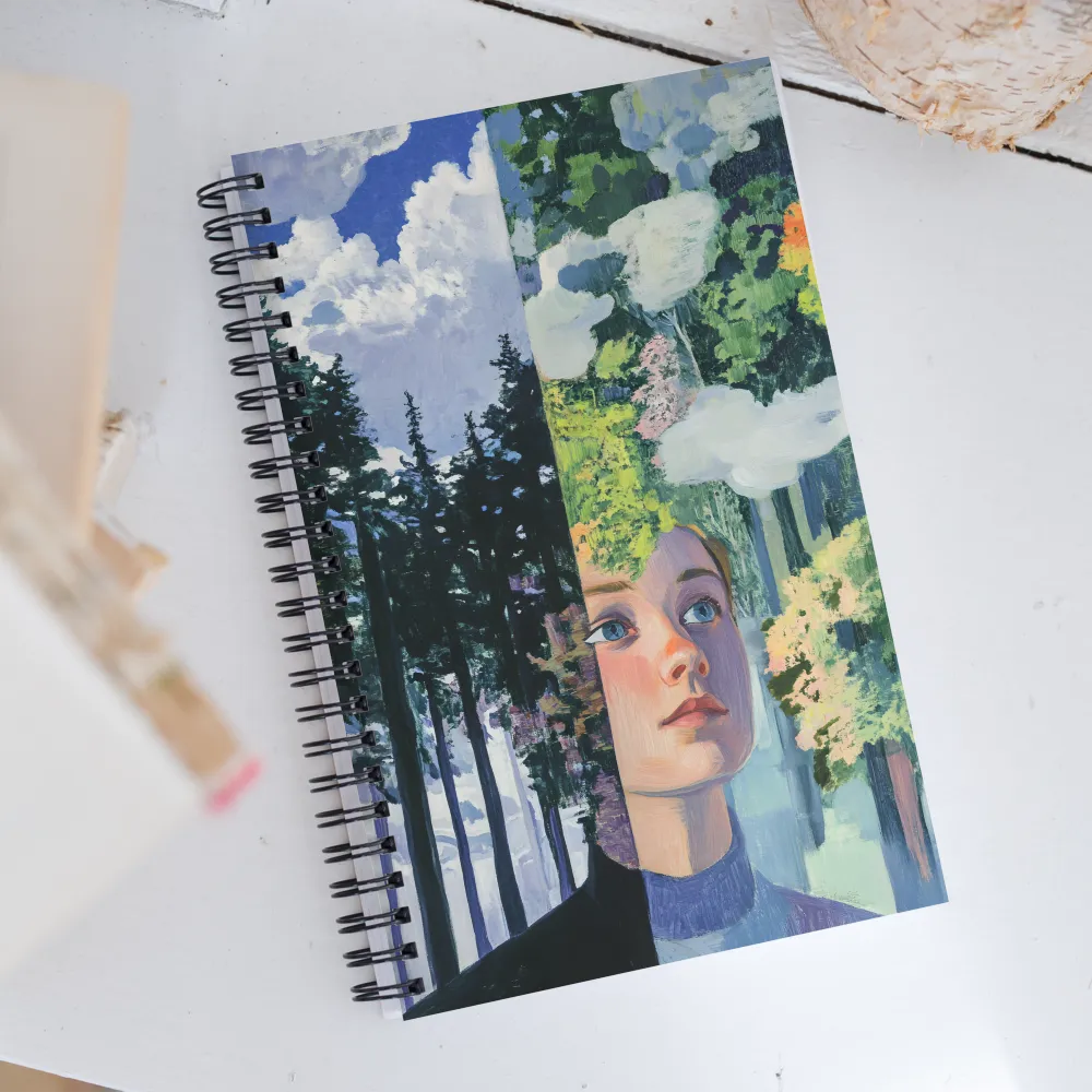 Harmony of Nature and Self | Spiral Notebook