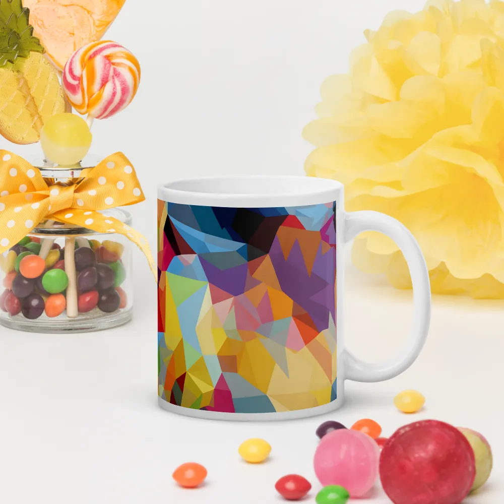 Playful Geometry: The Bear's Face | Mugs | Multiple Sizes & Colors