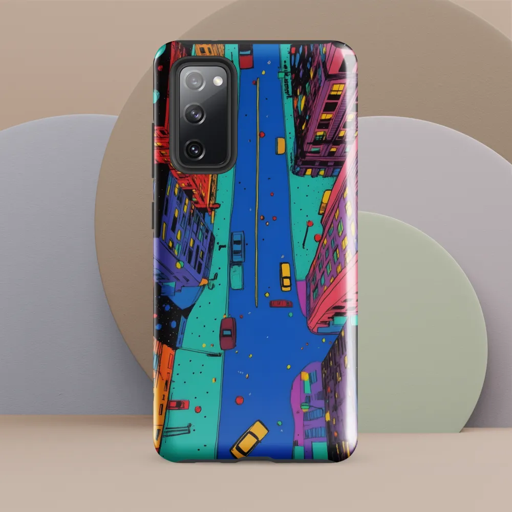 Aerial Dreamscape: The Pulse of Urban Life | Phone Case |  S20 FE | Tough Case | Glossy