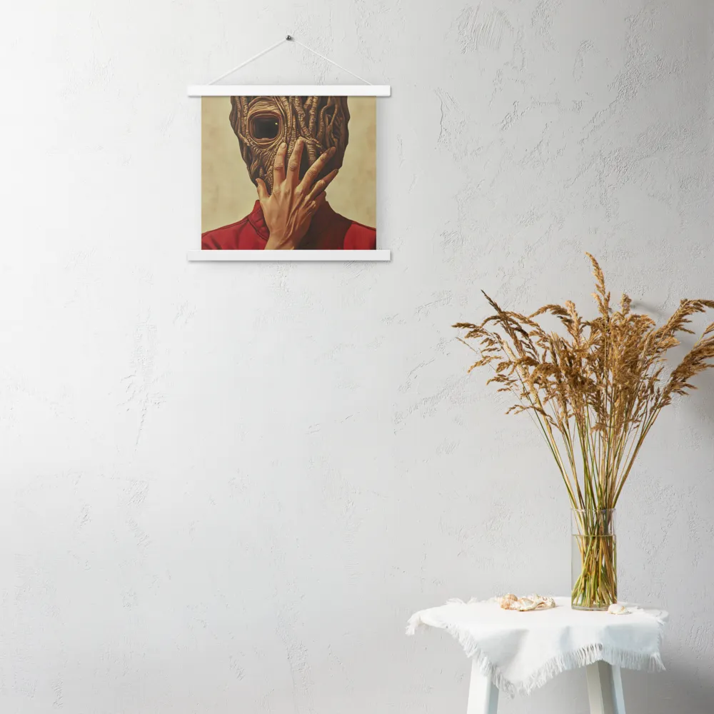 The Mask of Roots | Poster With White Wood Hanger | 14″×14″