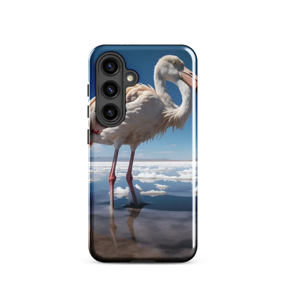 Graceful Solitude of a Flamingo