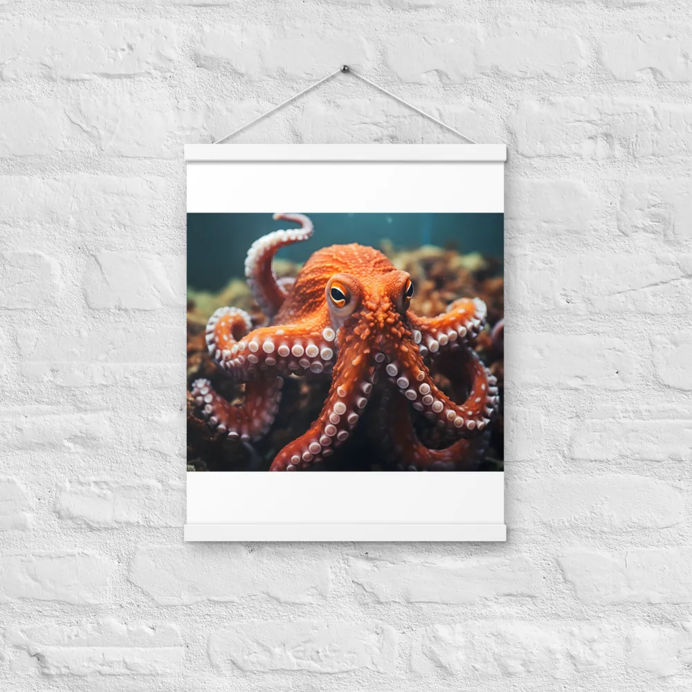 Curious Depths | Poster With White Wood Hanger | 16″×20″