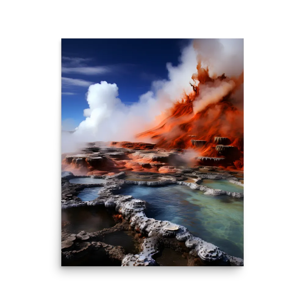 Nature's Fury: The Volcano's Expression