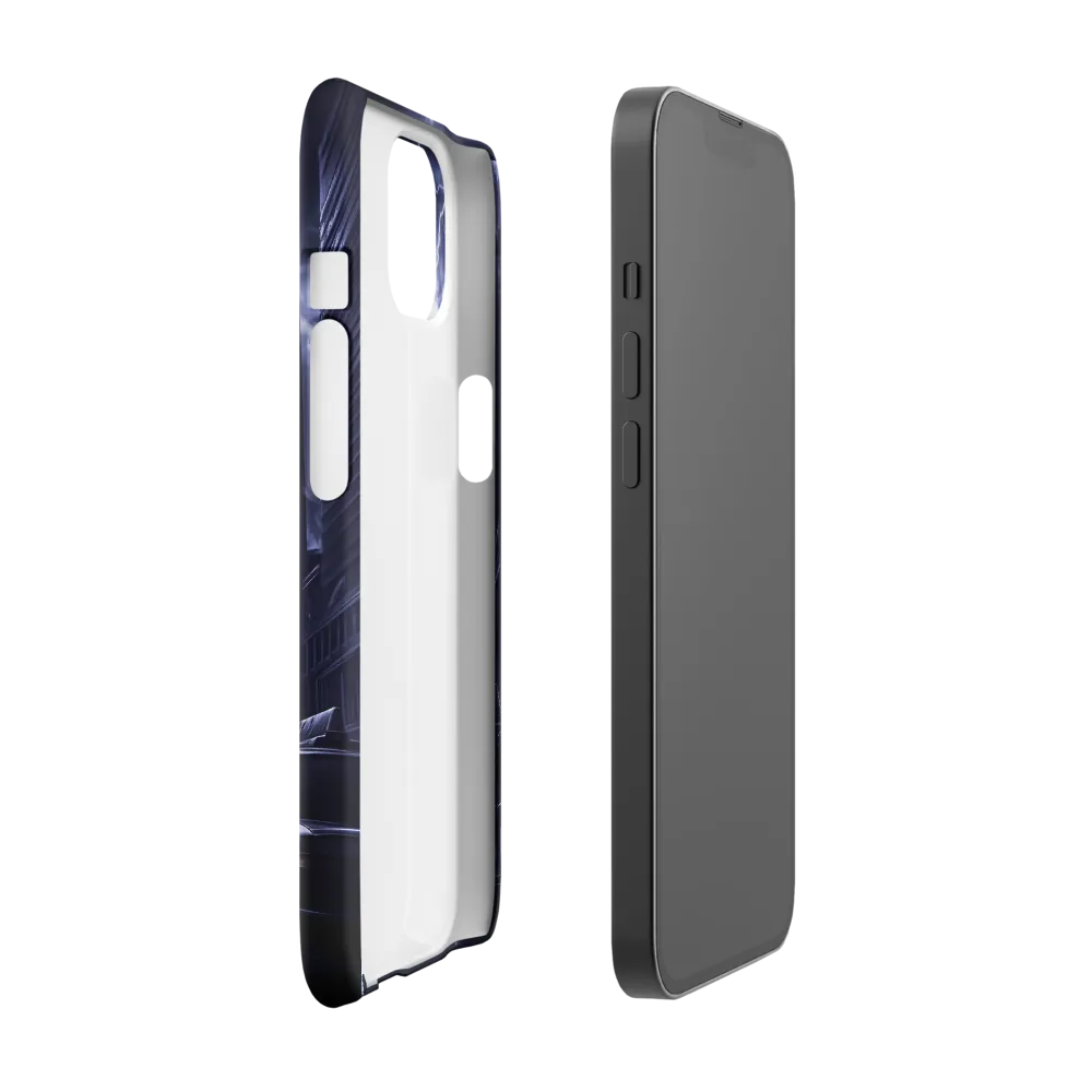 Stormy Cityscape: Shadows of the Night | Phone Case |  13 | Snap Case | Glossy
